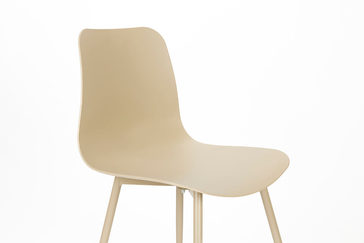 Leon All Beige Chair (2/Set)