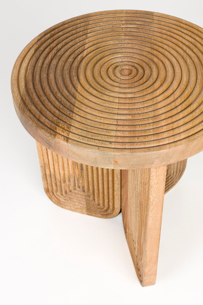 Maeze Mango Wood Side Table