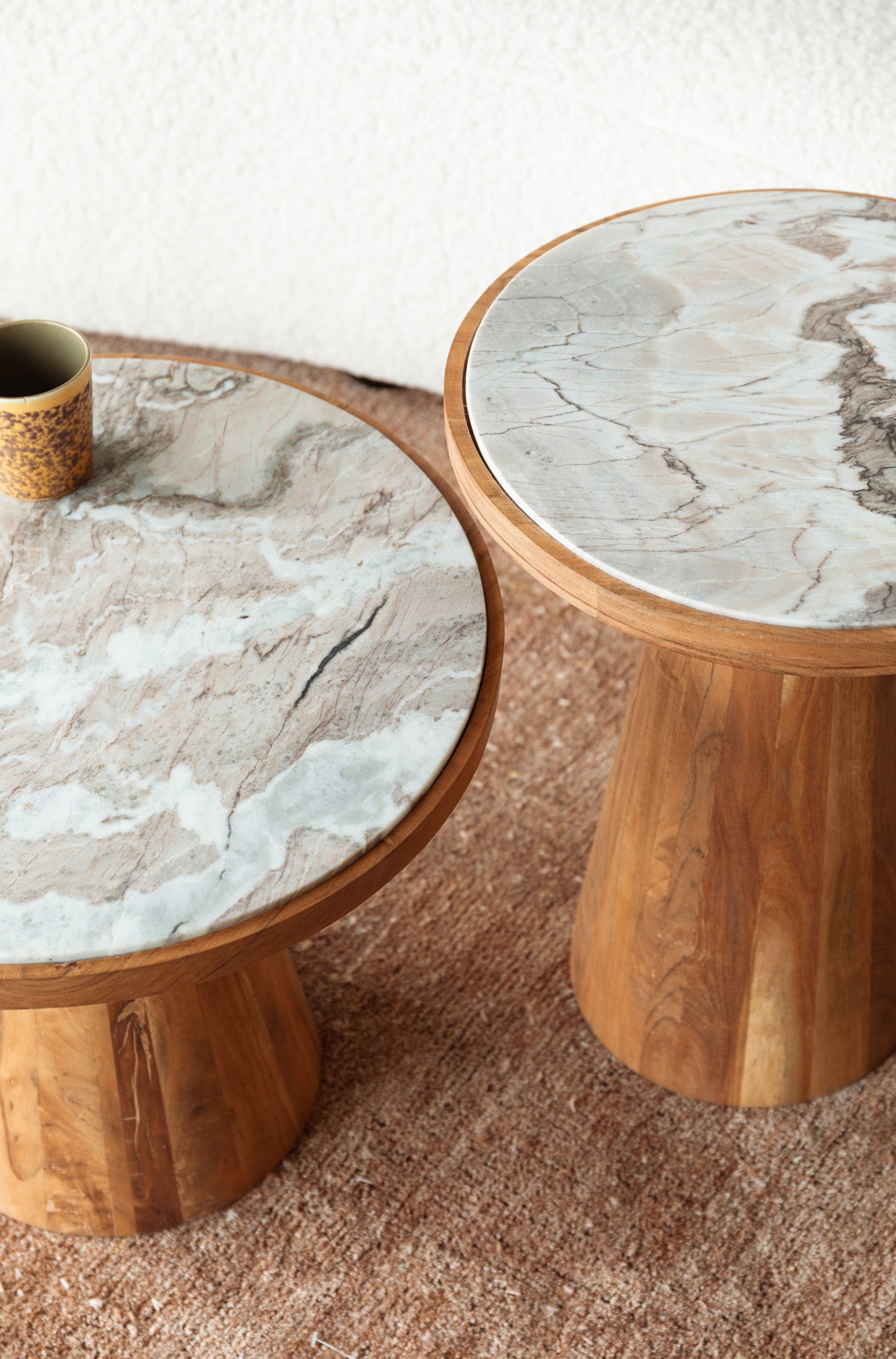 Mees Acacia Wood Coffee Table