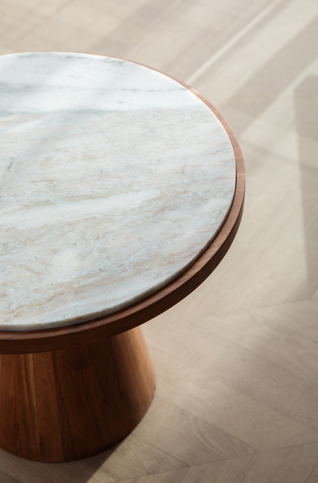 Mees Acacia Wood Coffee Table