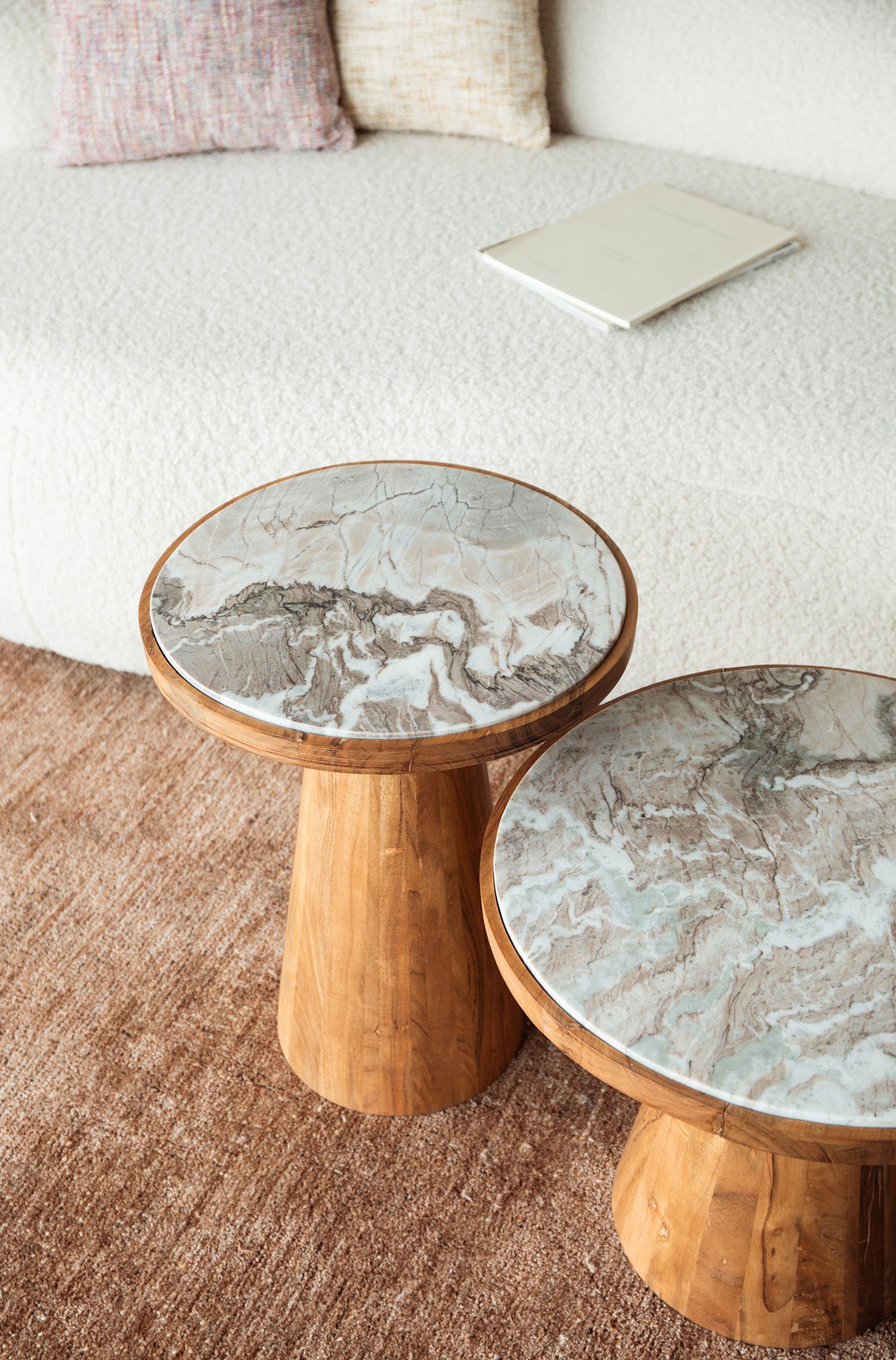 Mees Acacia Wood Side Table