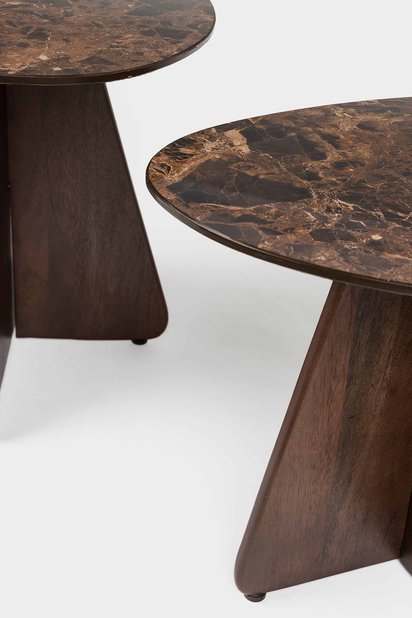 Naut Mango Wood Side Table (2/Set)