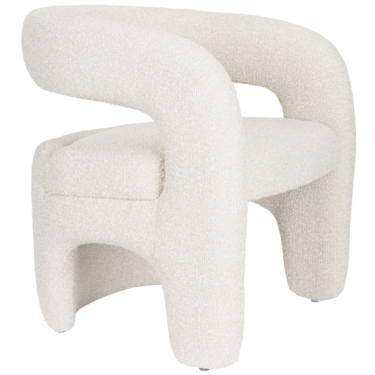 Nova White Lounge Chair