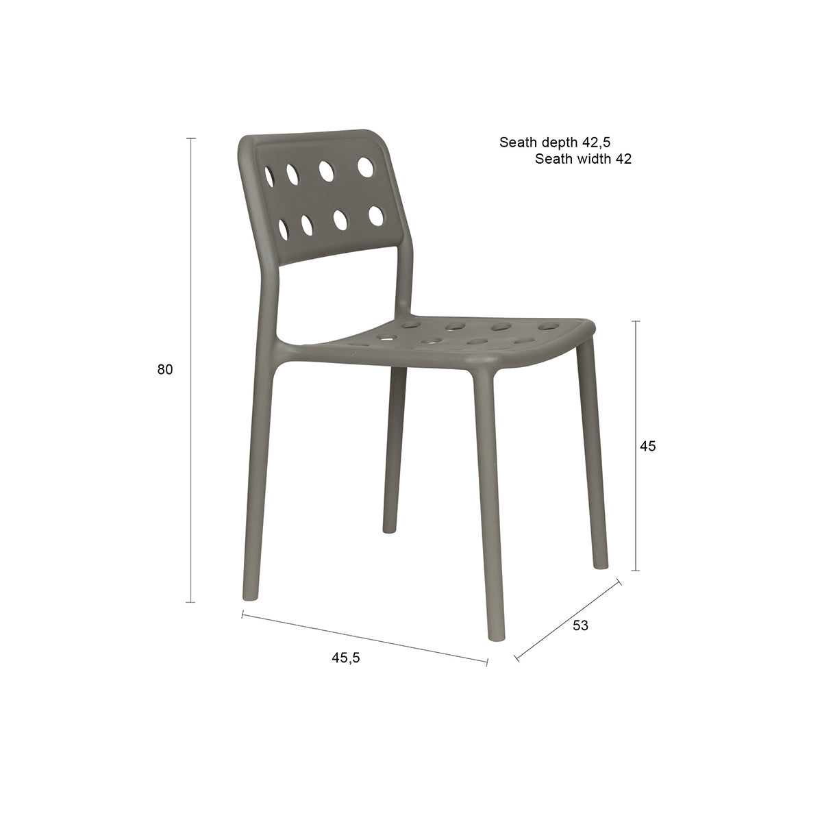 Serra Outdoor Chair (4/Set)