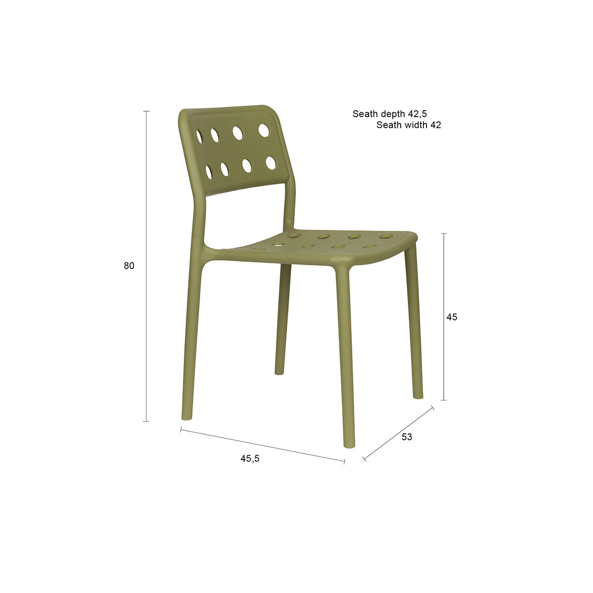 Serra Outdoor Chair (4/Set)