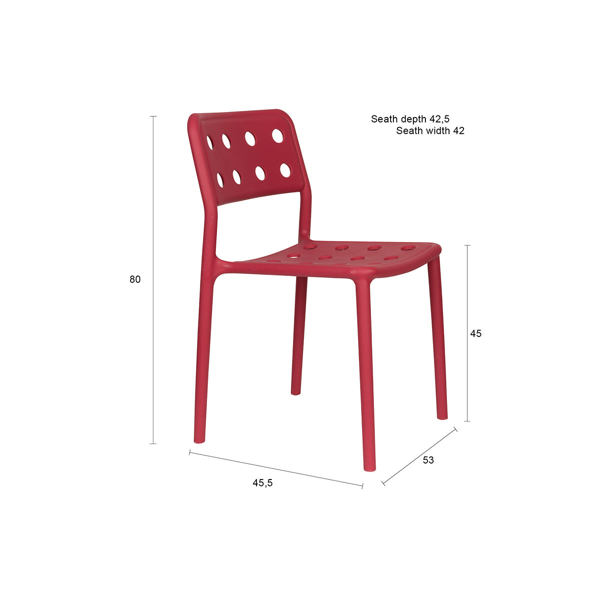 Serra Outdoor Chair (4/Set)