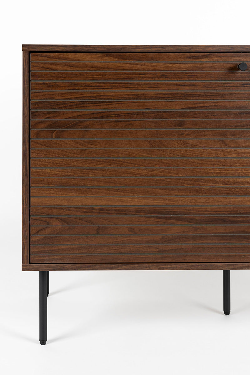 Stripes Brown High Sideboard