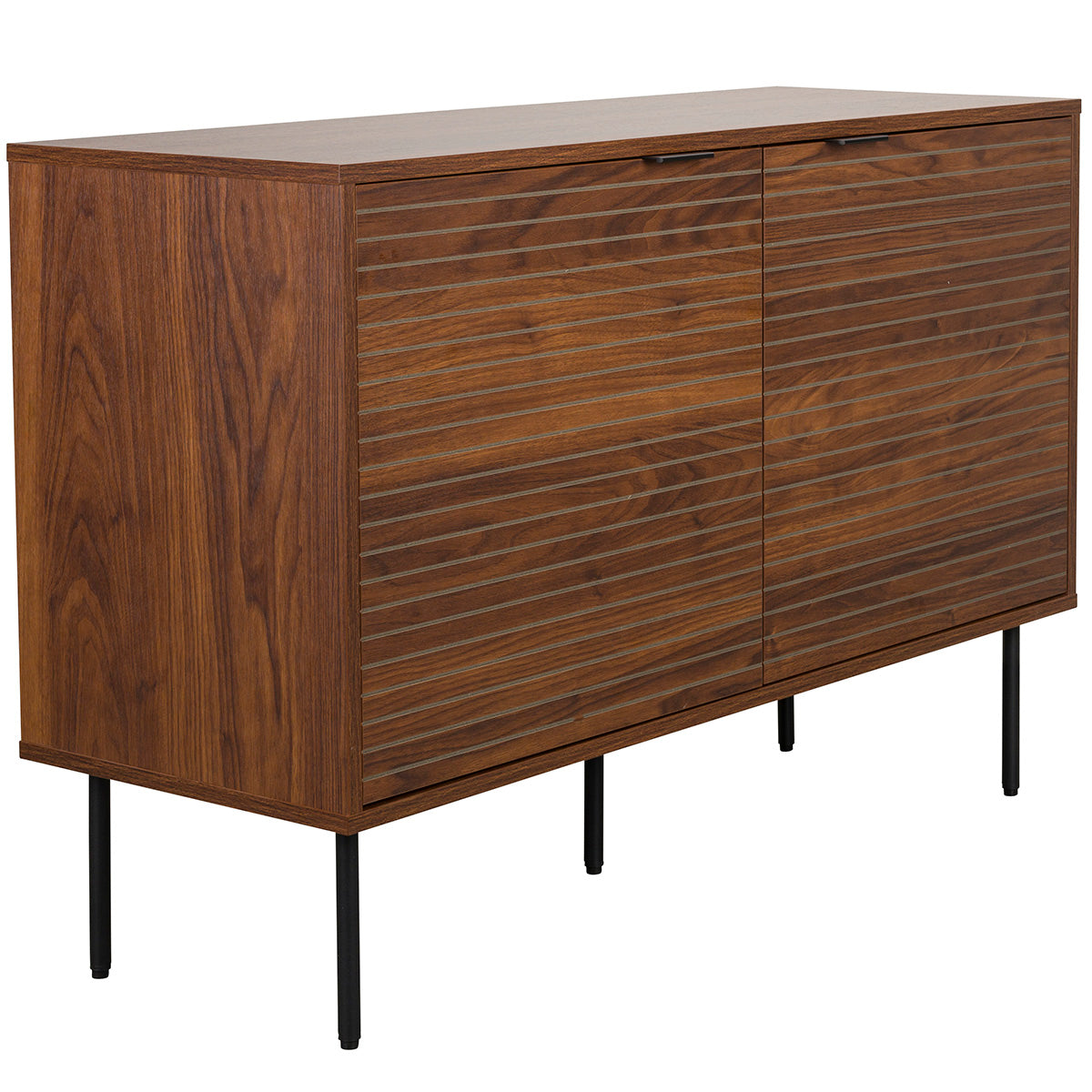 Stripes Brown High Sideboard