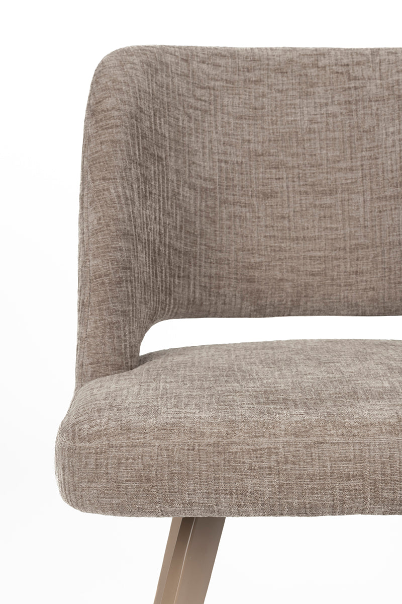 Yves Brown Chair (2/Set)