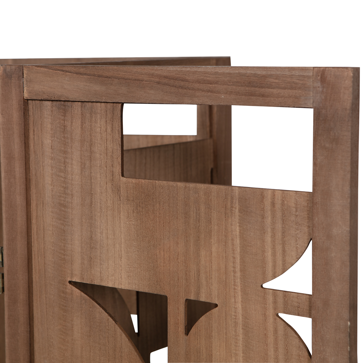 Alana Natural Wood Folding Screen