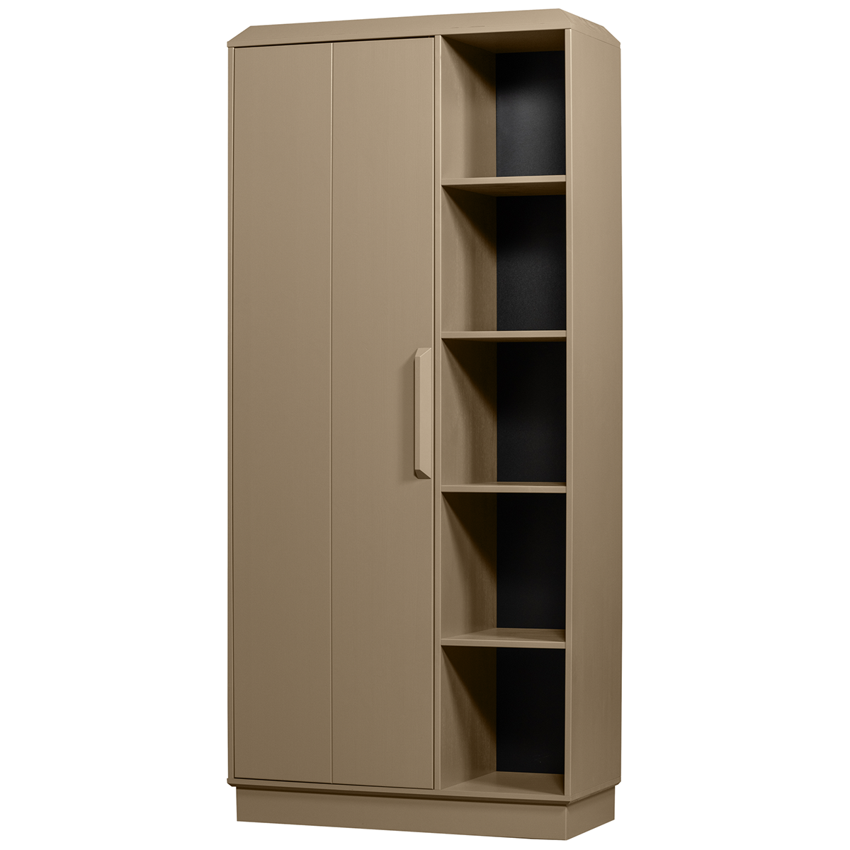 Lowen Mud Pine Wood Storage Cabinet