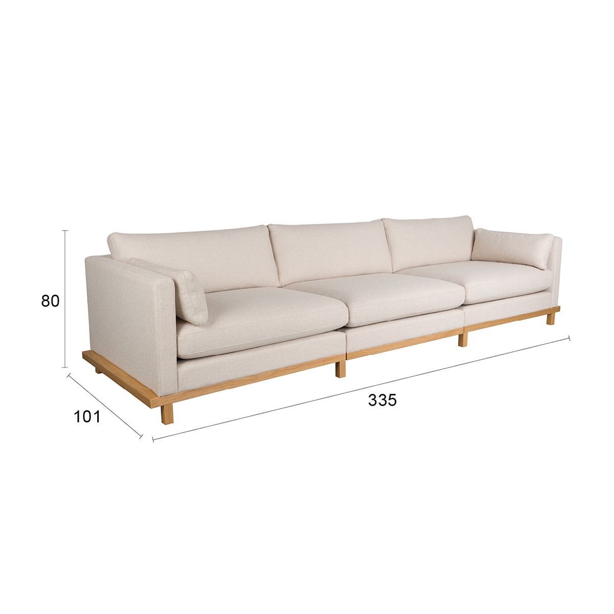 Blossom Sand 4.5 Seater Sofa