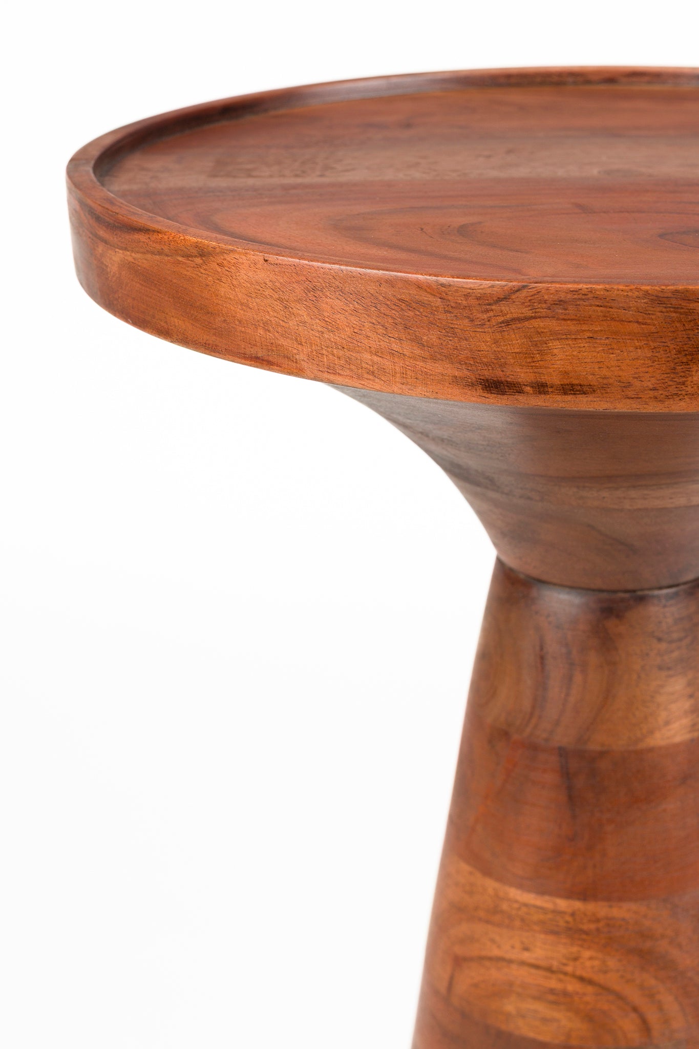 Floss Walnut Acacia Wood Side Table