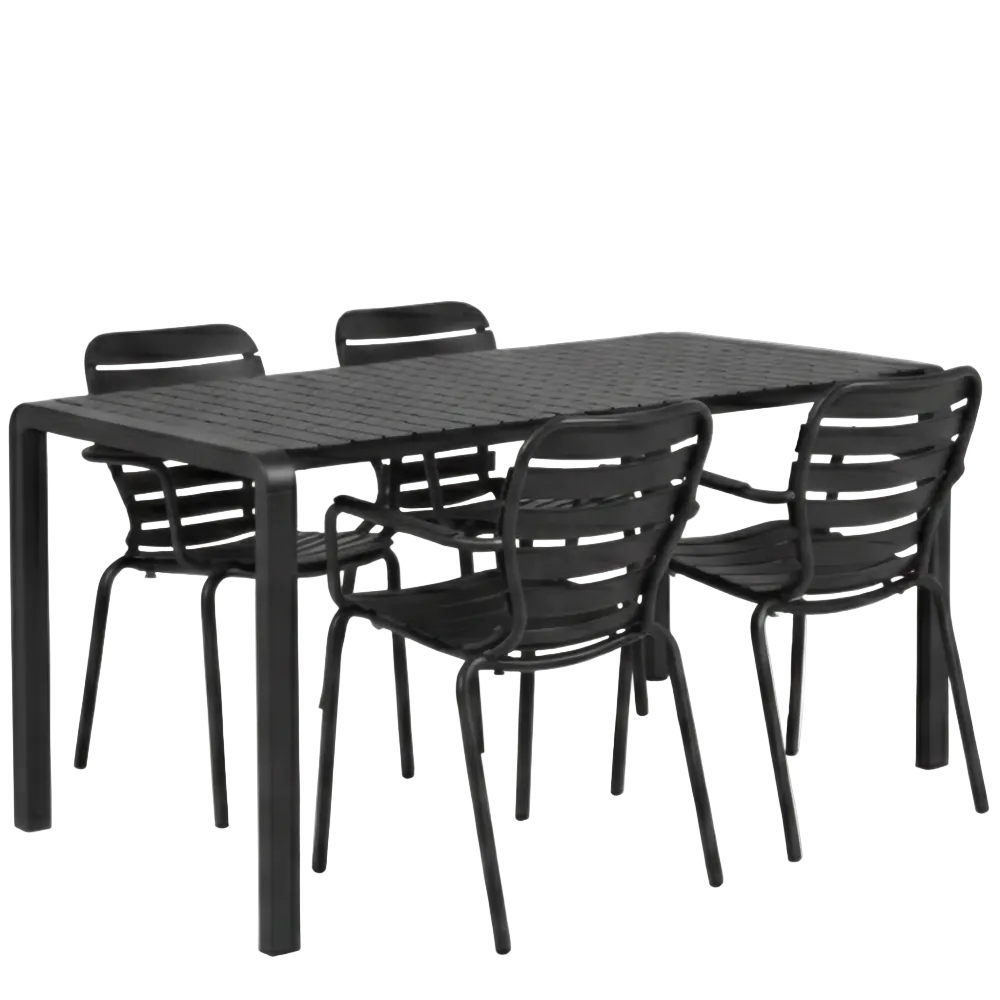 Vondel 168.5 Garden Table Set with Armchair