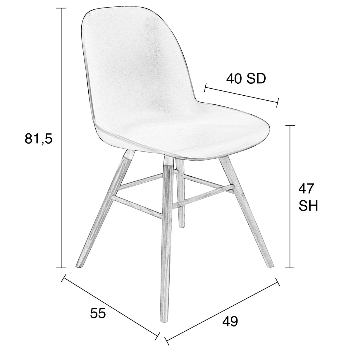 Albert Kuip Chair (2/Set)