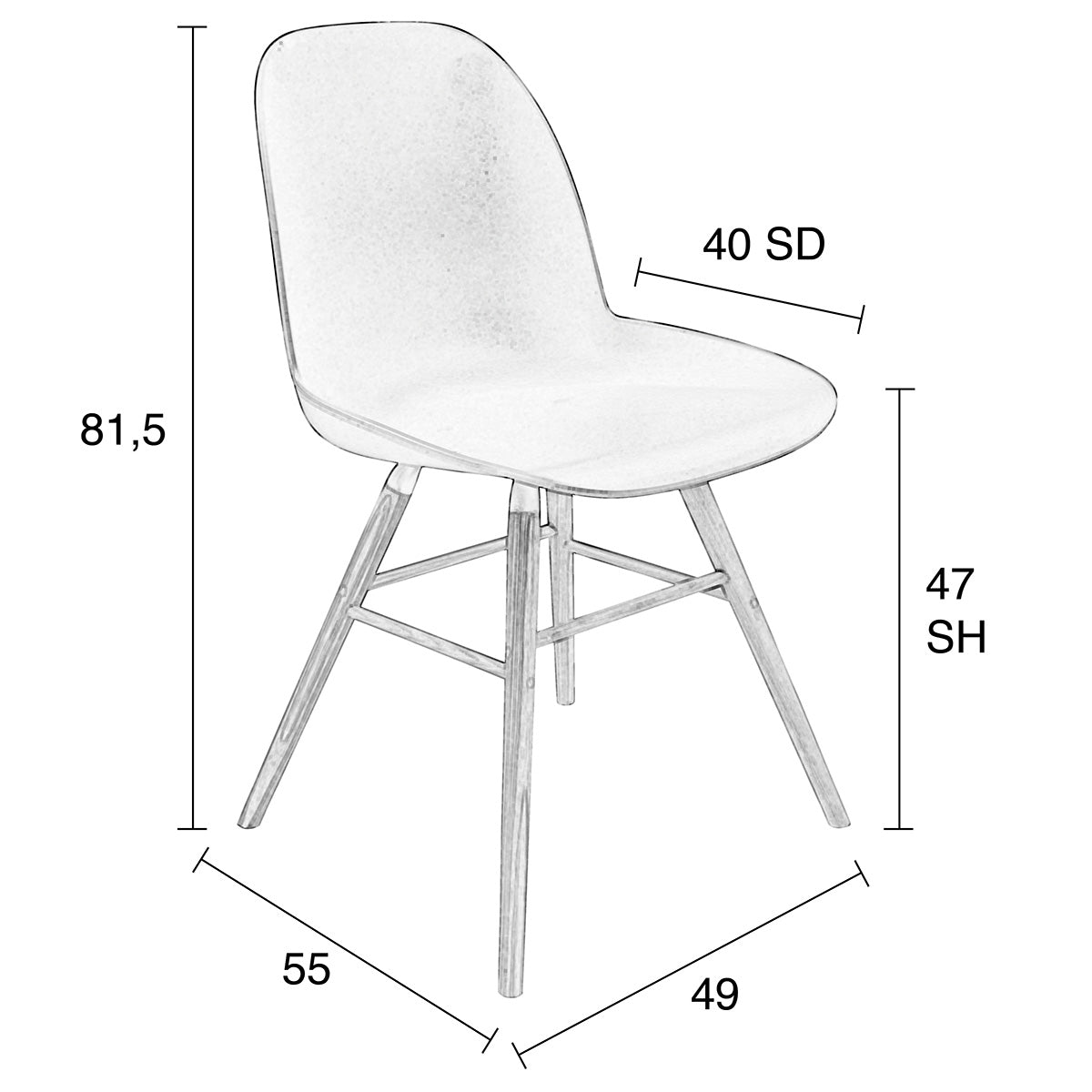 Albert Kuip Chair (2/Set)