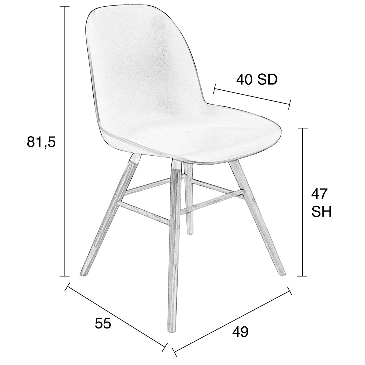 Albert Kuip Chair (2/Set)