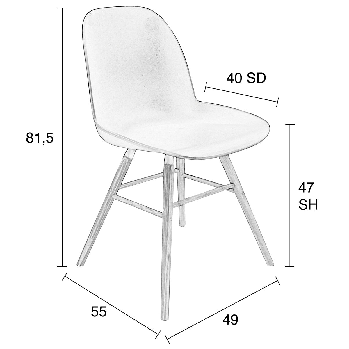 Albert Kuip Chair (2/Set)