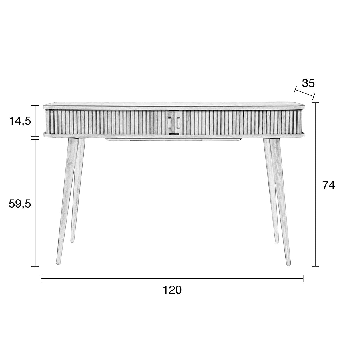 Barbier Console Table