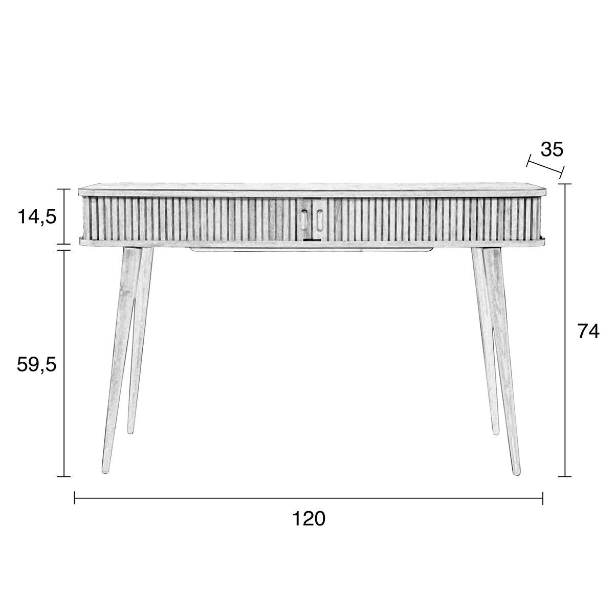 Barbier Console Table