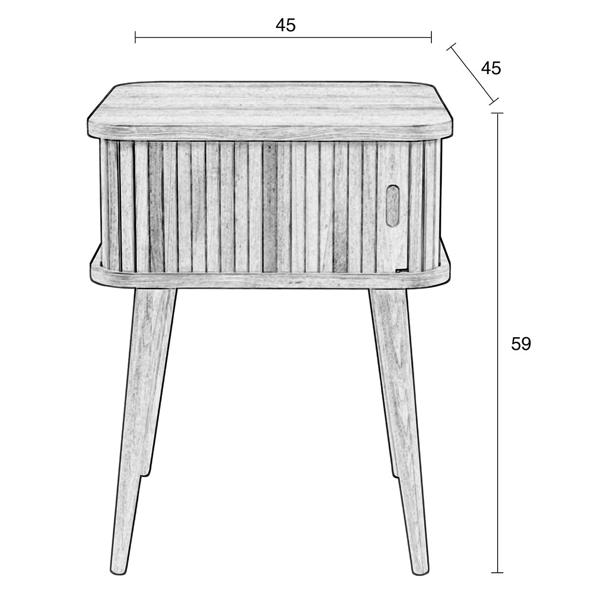 Barbier Side Table