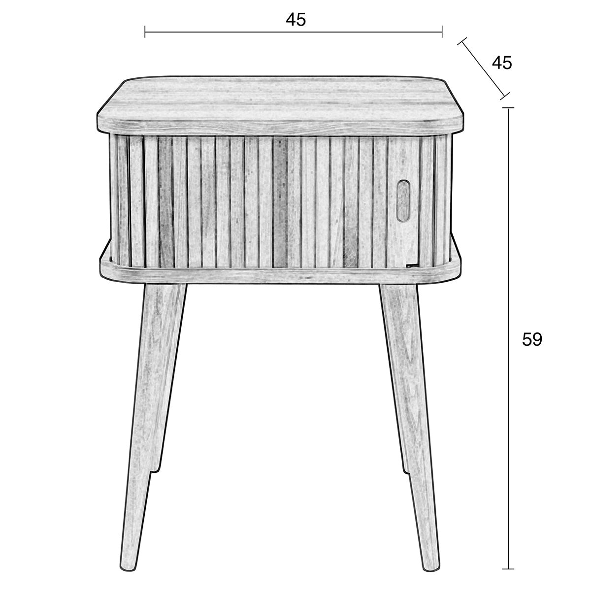 Barbier Side Table