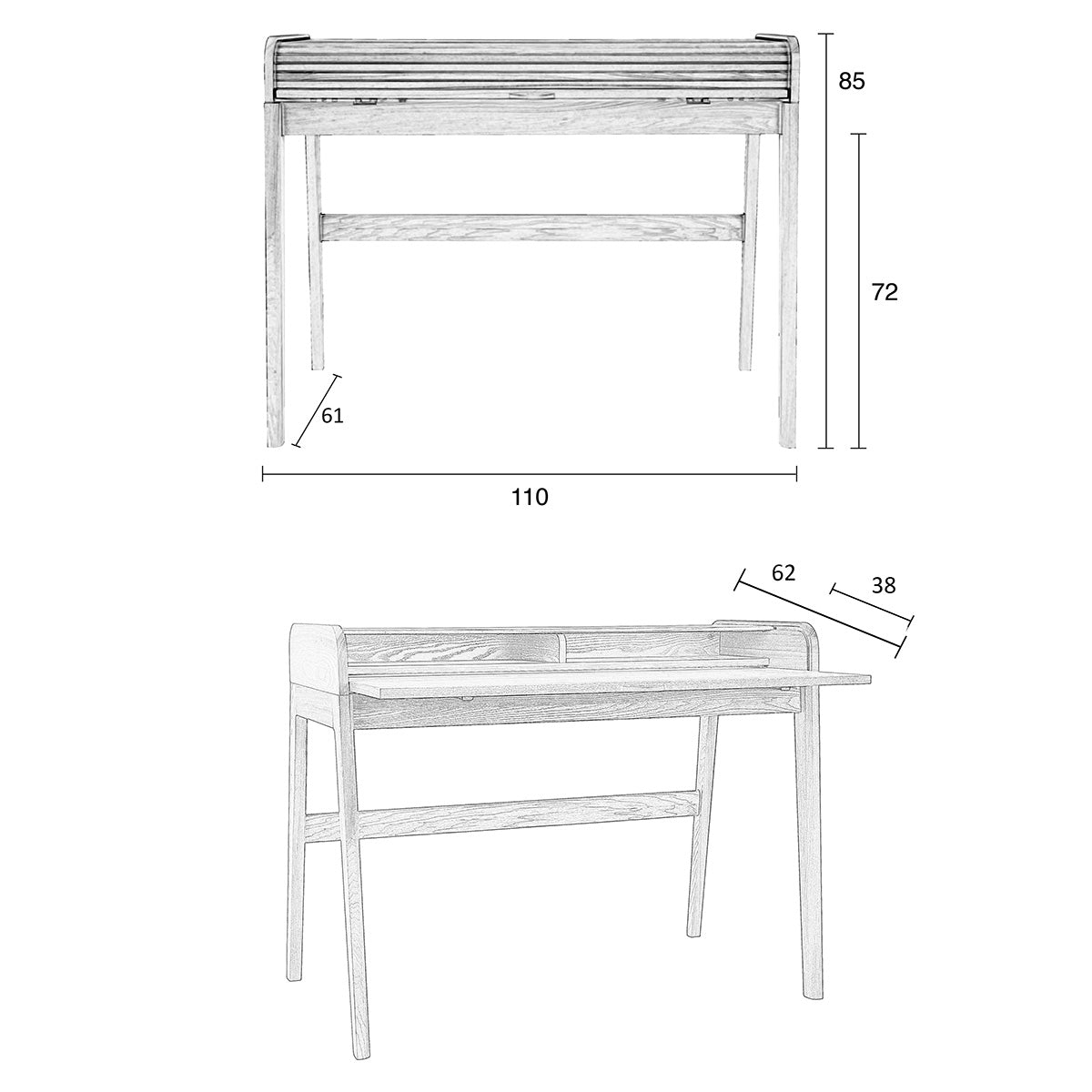 Barbier Table Desk