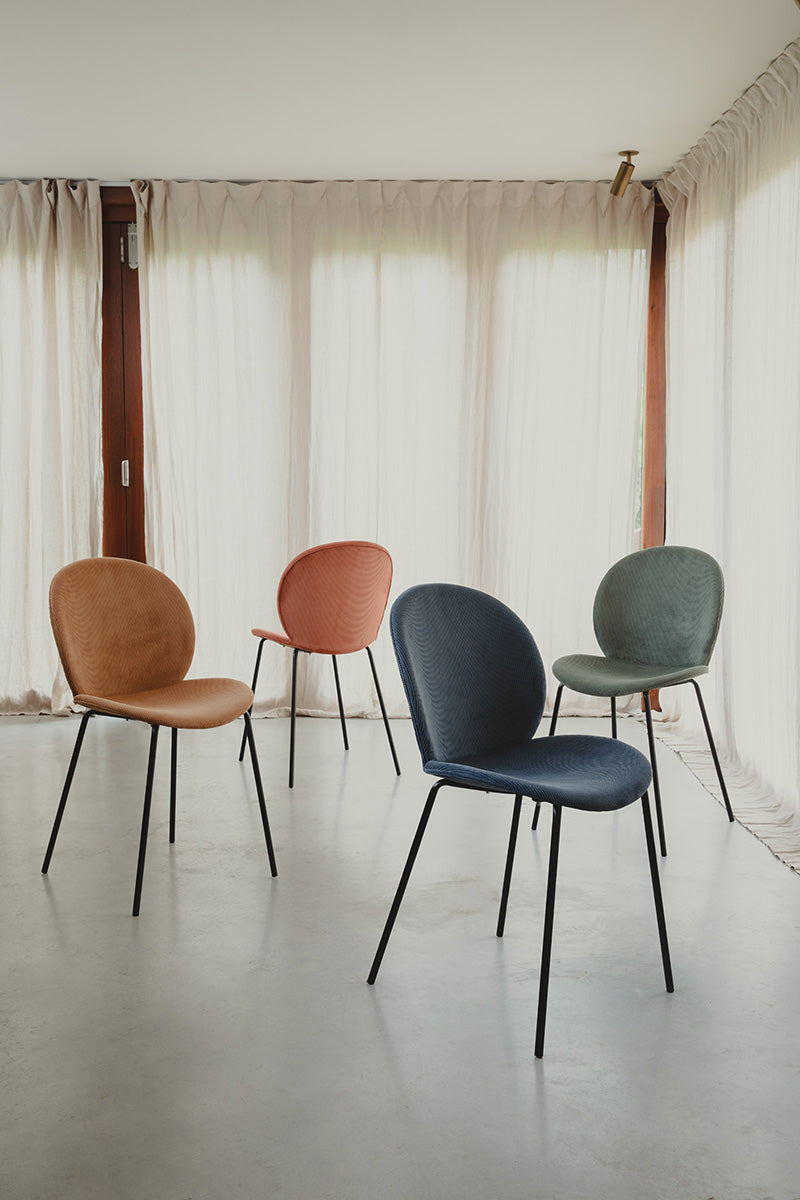 Bonnet Corduroy Chair (2/Set)