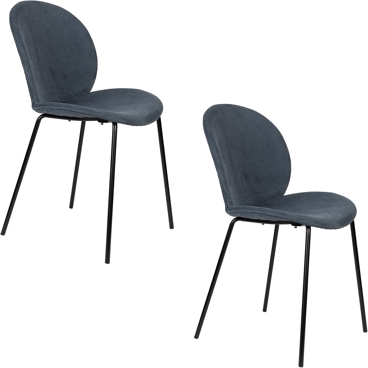 Bonnet Corduroy Chair (2/Set)