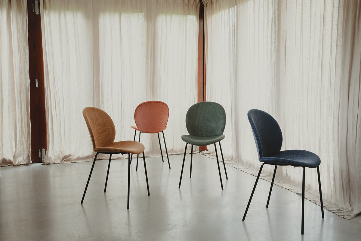 Bonnet Corduroy Chair (2/Set)