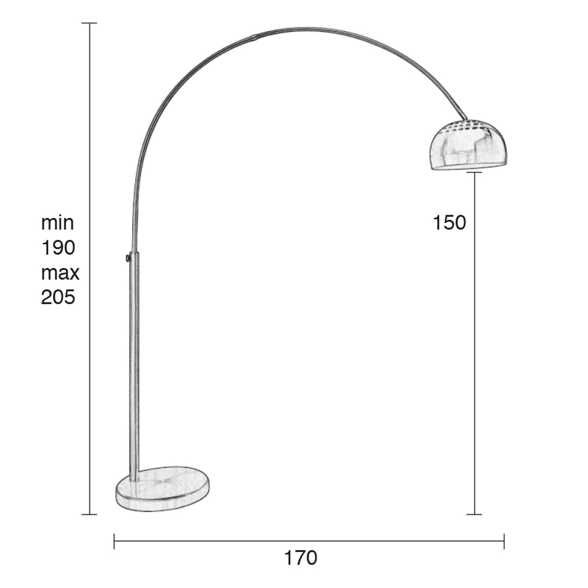 Bow Metal Floor Lamp