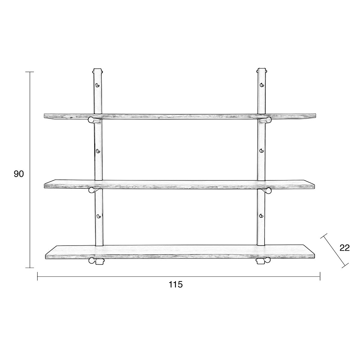 Bundy Wall Shelf