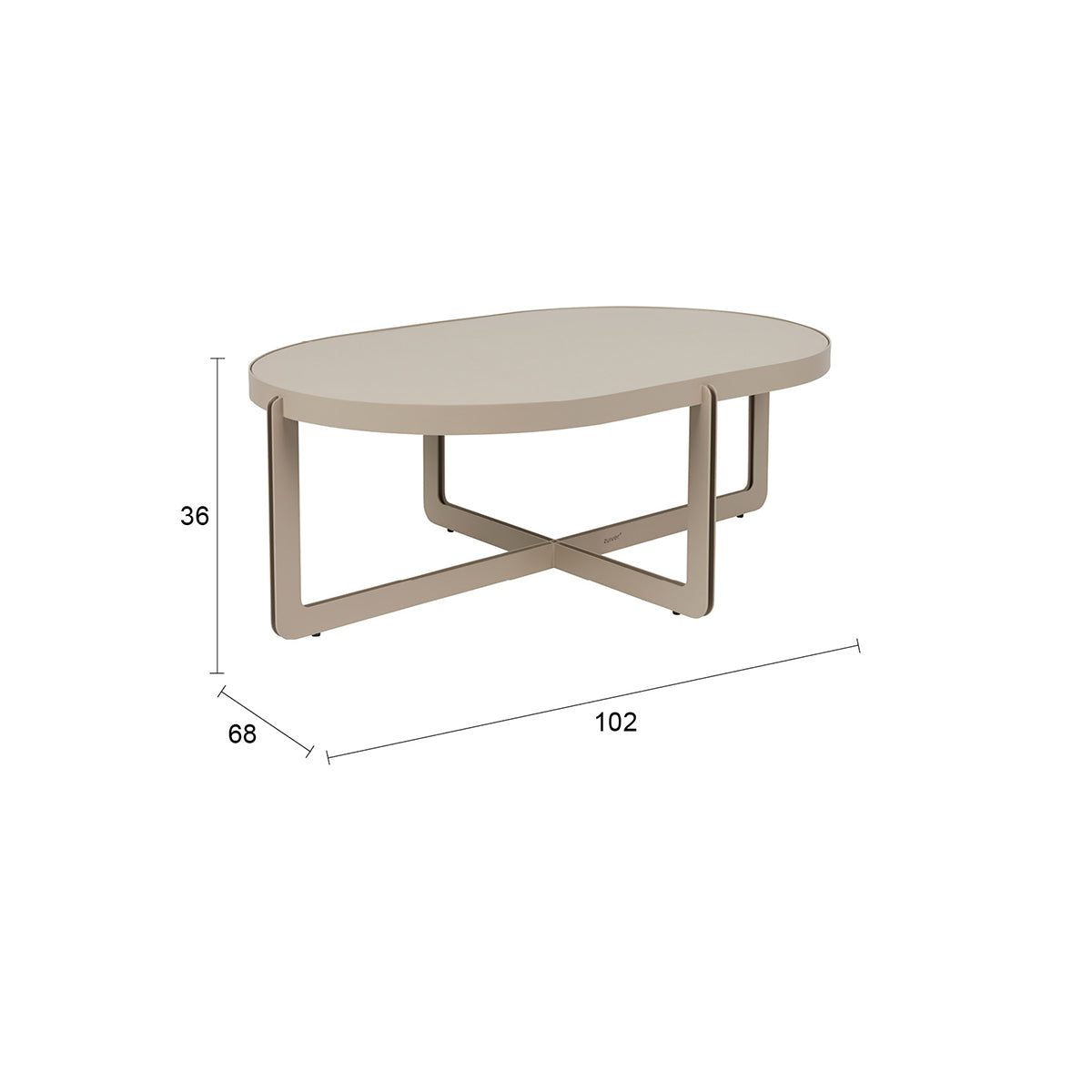 Centre Oval Coffee Table