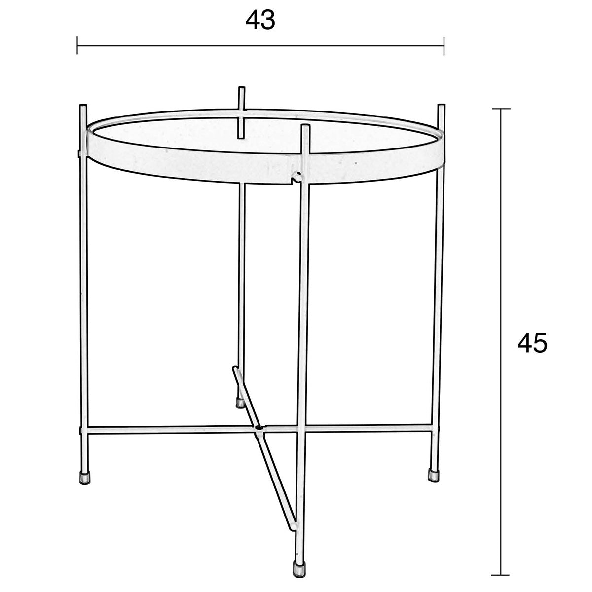 Cupid Marble Side Table