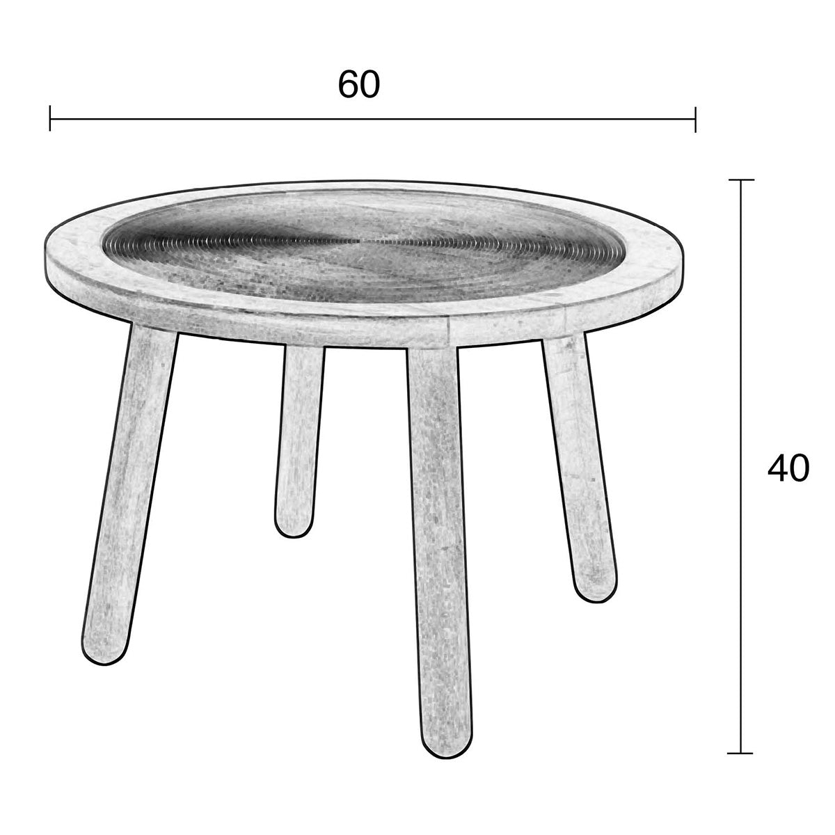 Dendron Side Table