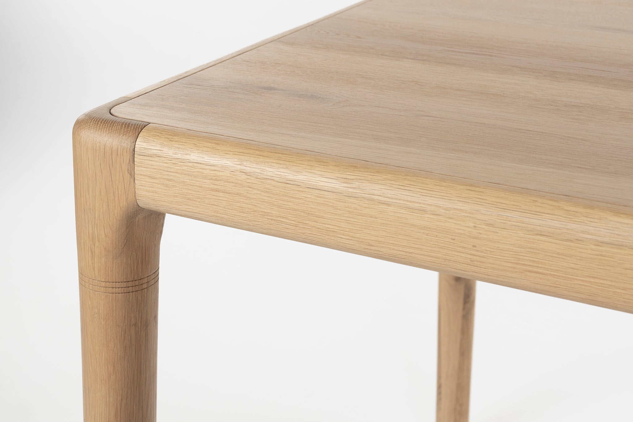 Ember Natural Oak Wood Dining Table