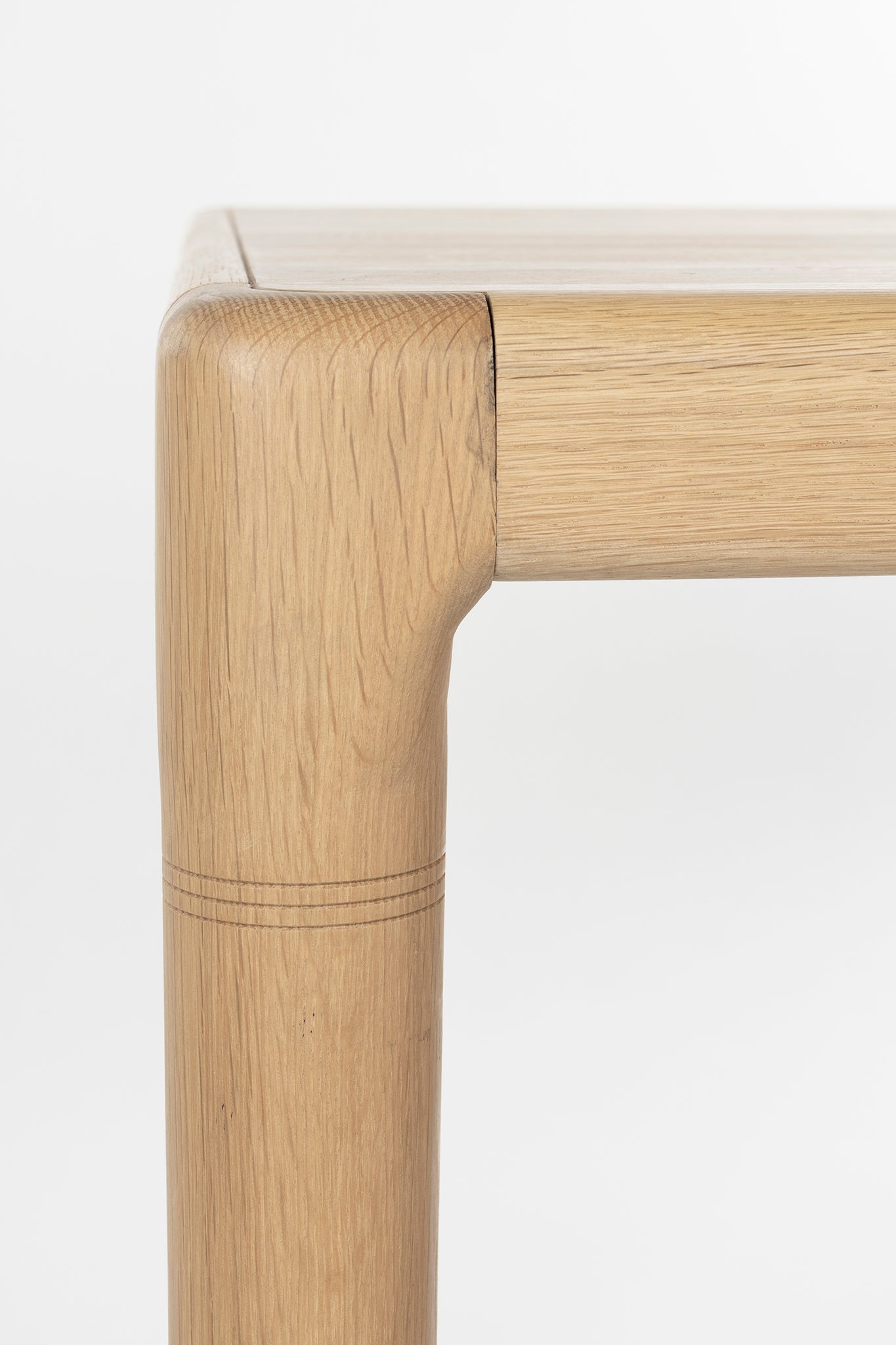 Ember Natural Oak Wood Dining Table