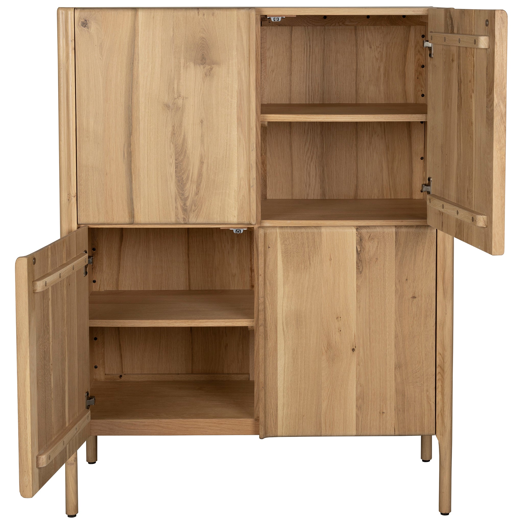 Ember Natural Oak Wood High Sideboard