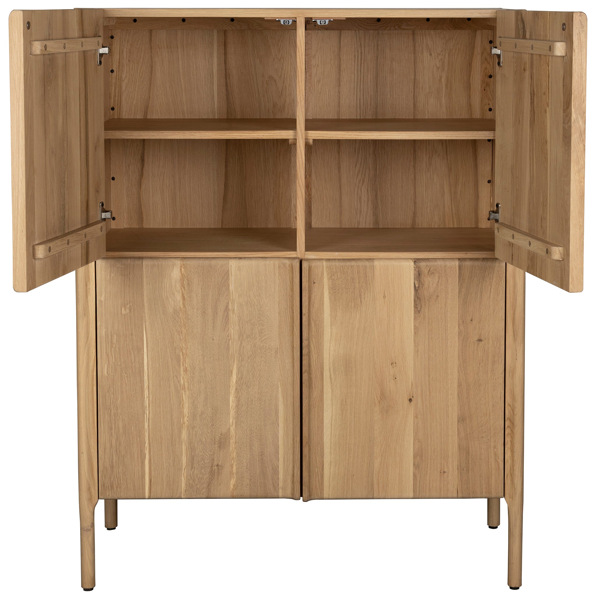 Ember Natural Oak Wood High Sideboard