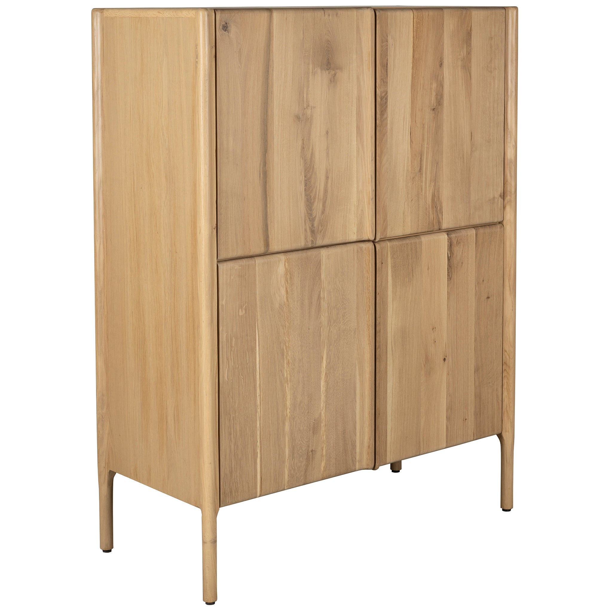 Ember Natural Oak Wood High Sideboard