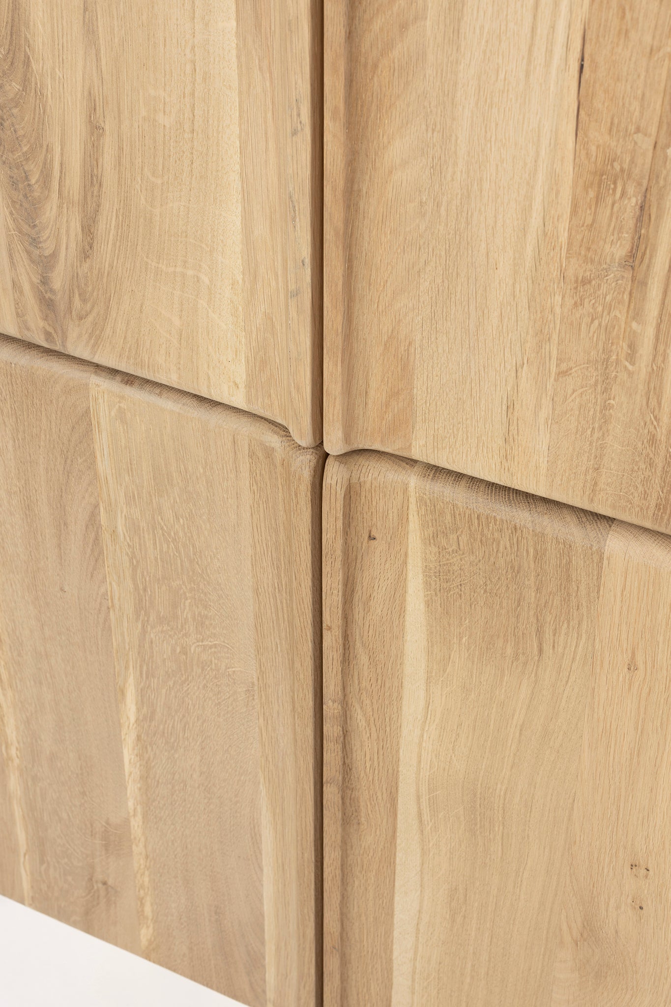Ember Natural Oak Wood High Sideboard
