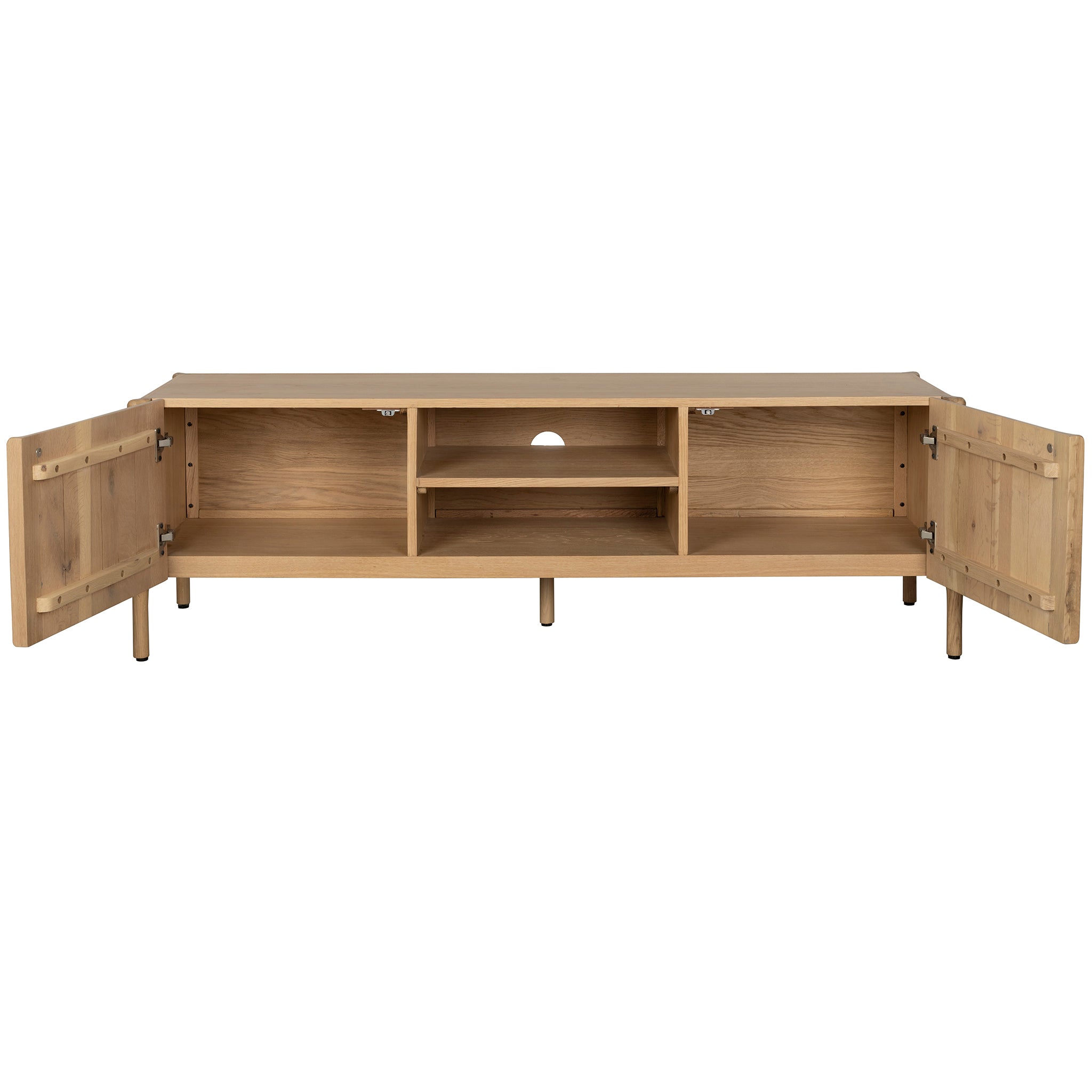 Ember Natural Oak Wood TV Unit