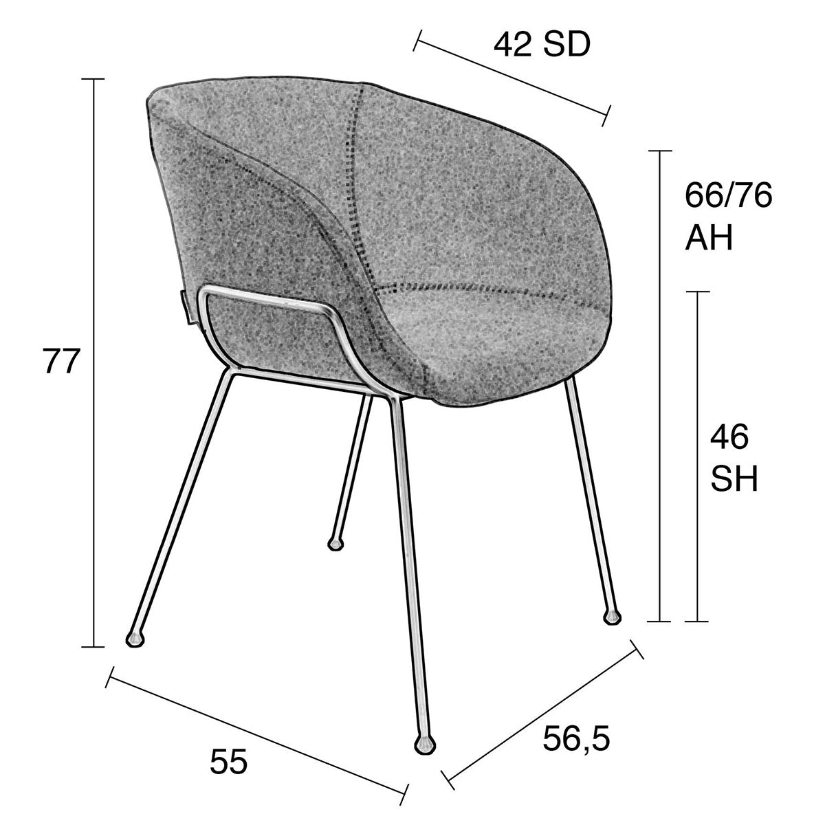 Feston Armchair (2/Set)