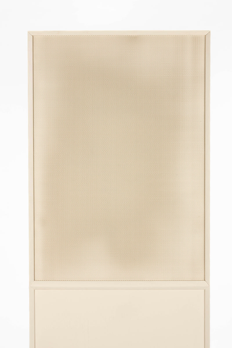 June Beige 1 Door Cabinet - WOO .Design