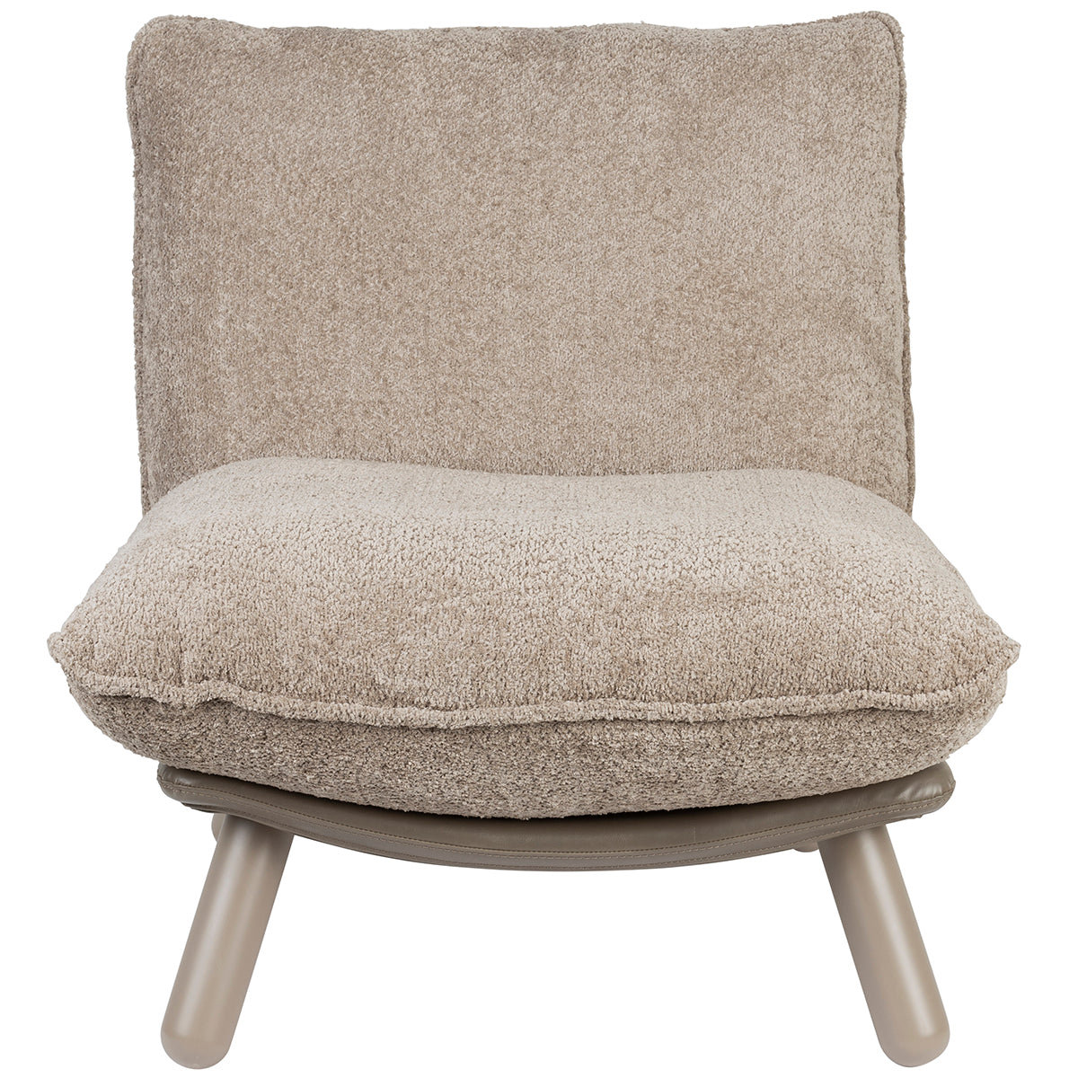 Lazy Sack Soft Beige Teddy Lounge Chair - WOO .Design