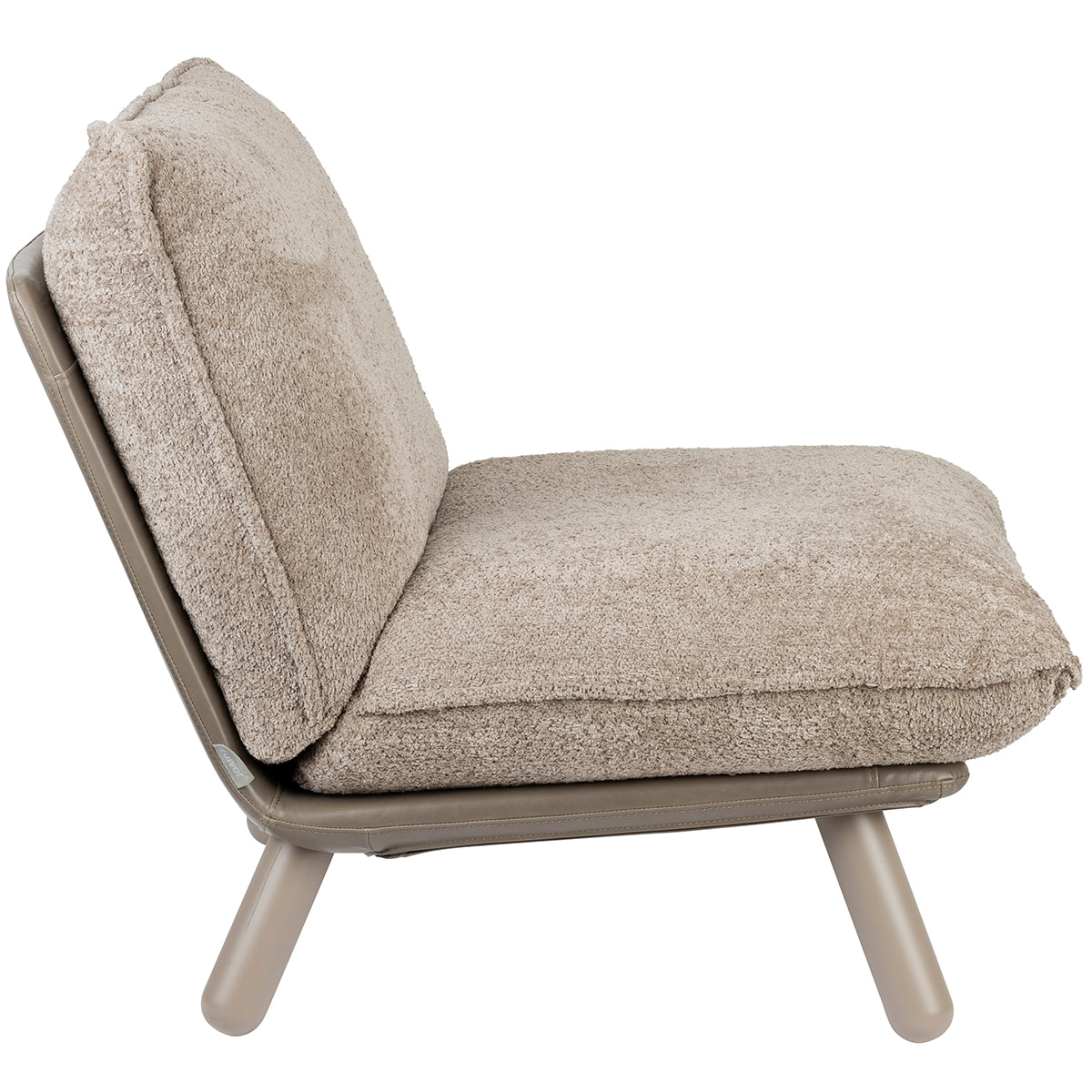 Lazy Sack Soft Beige Teddy Lounge Chair - WOO .Design