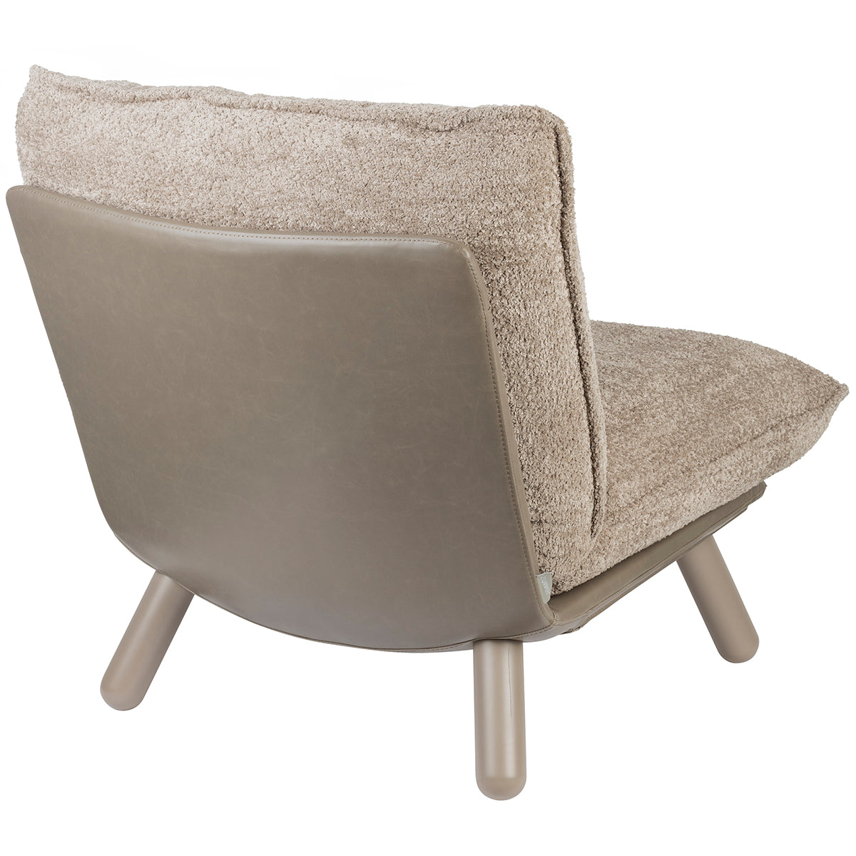 Lazy Sack Soft Beige Teddy Lounge Chair - WOO .Design