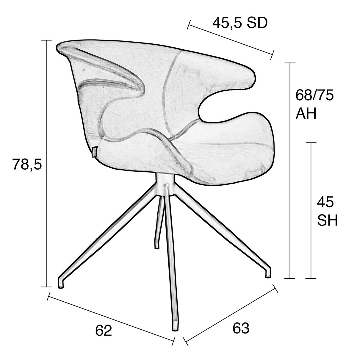 Mia Armchair (2/Set)