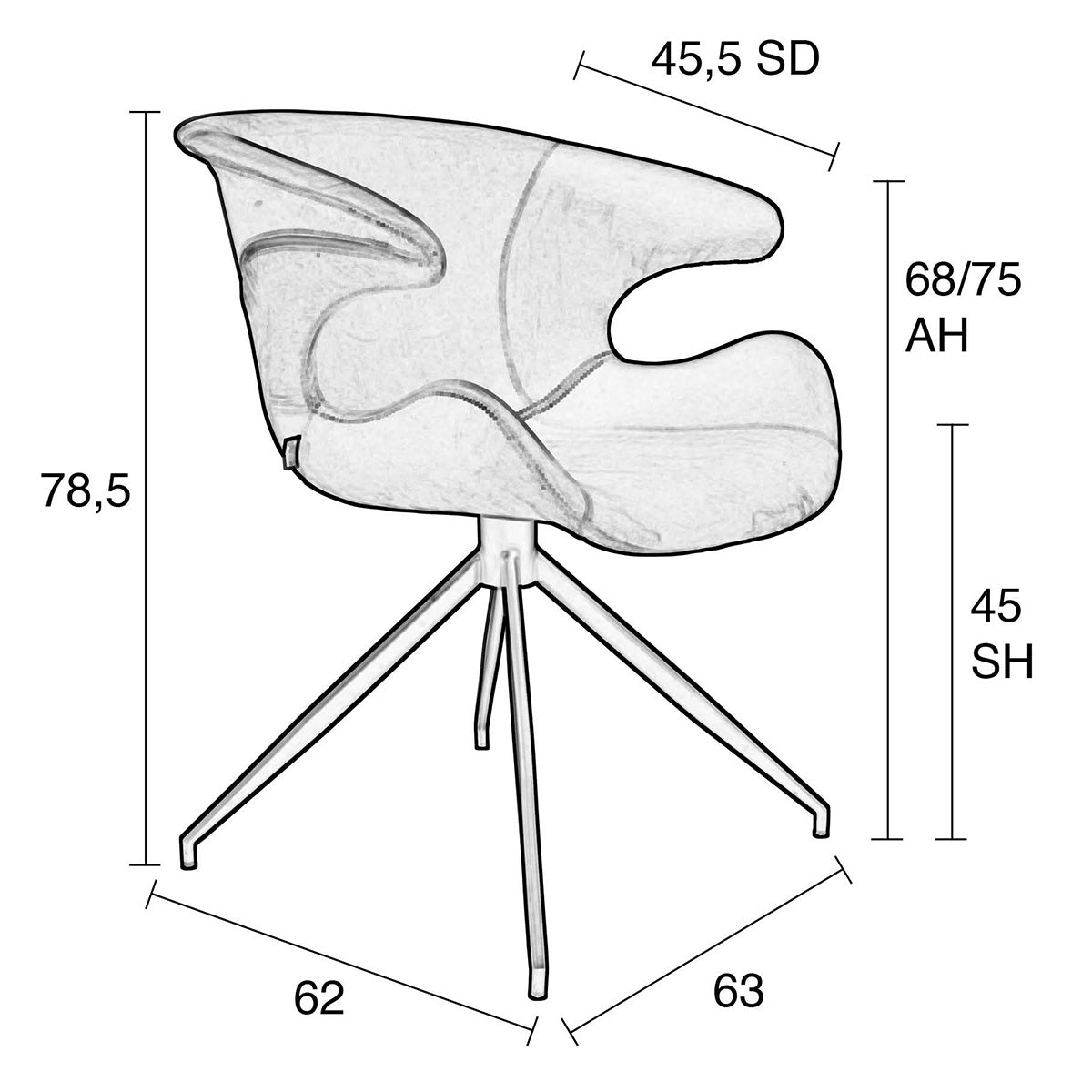 Mia Armchair (2/Set)