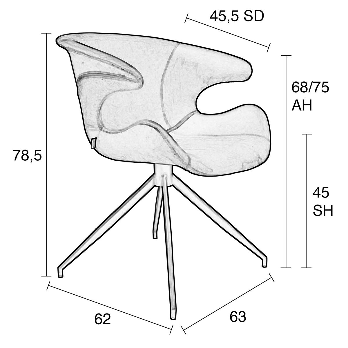 Mia Armchair (2/Set)